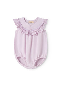 Baby Frill Romper — Sweet Violet