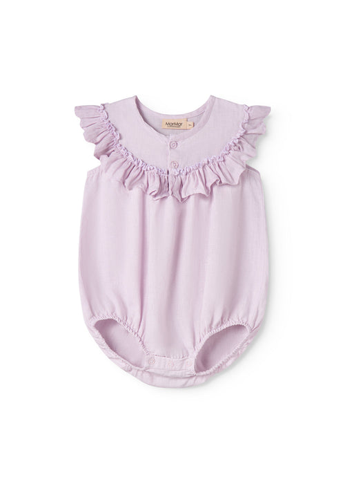 Baby Frill Romper — Sweet Violet — Honey & Stitch baby & toddler clothing