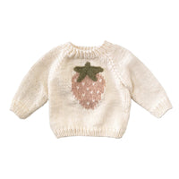 Strawberry Pullover Sweater Baby Kids Clothing Winter Fruit