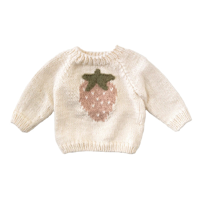 Strawberry Pullover Sweater Baby Kids Clothing Winter Fruit — Honey & Stitch baby & toddler clothing
