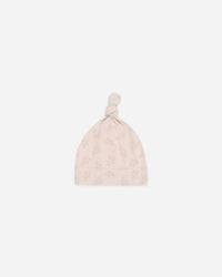 Knotted Baby Hat Pink Blossom