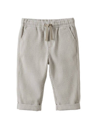 Organic Striped Cotton Seersucker Pant