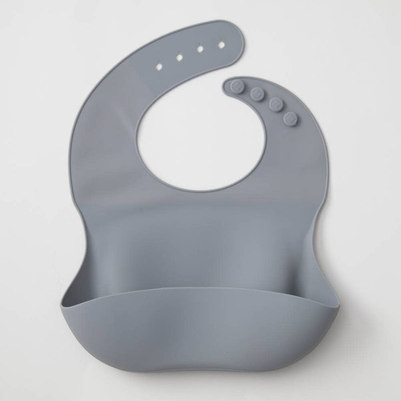 The Saturday Baby Bibs - Pantone Silicone Bib (Sky)