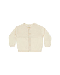 Knit Cardigan Heathered Natural