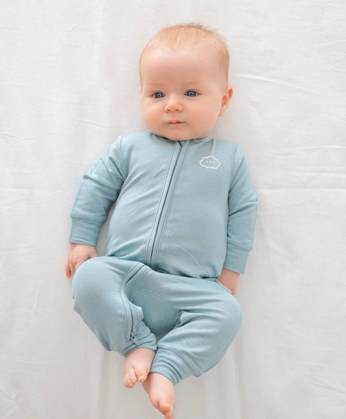 Bamboo Growsuit - Dusk Blue