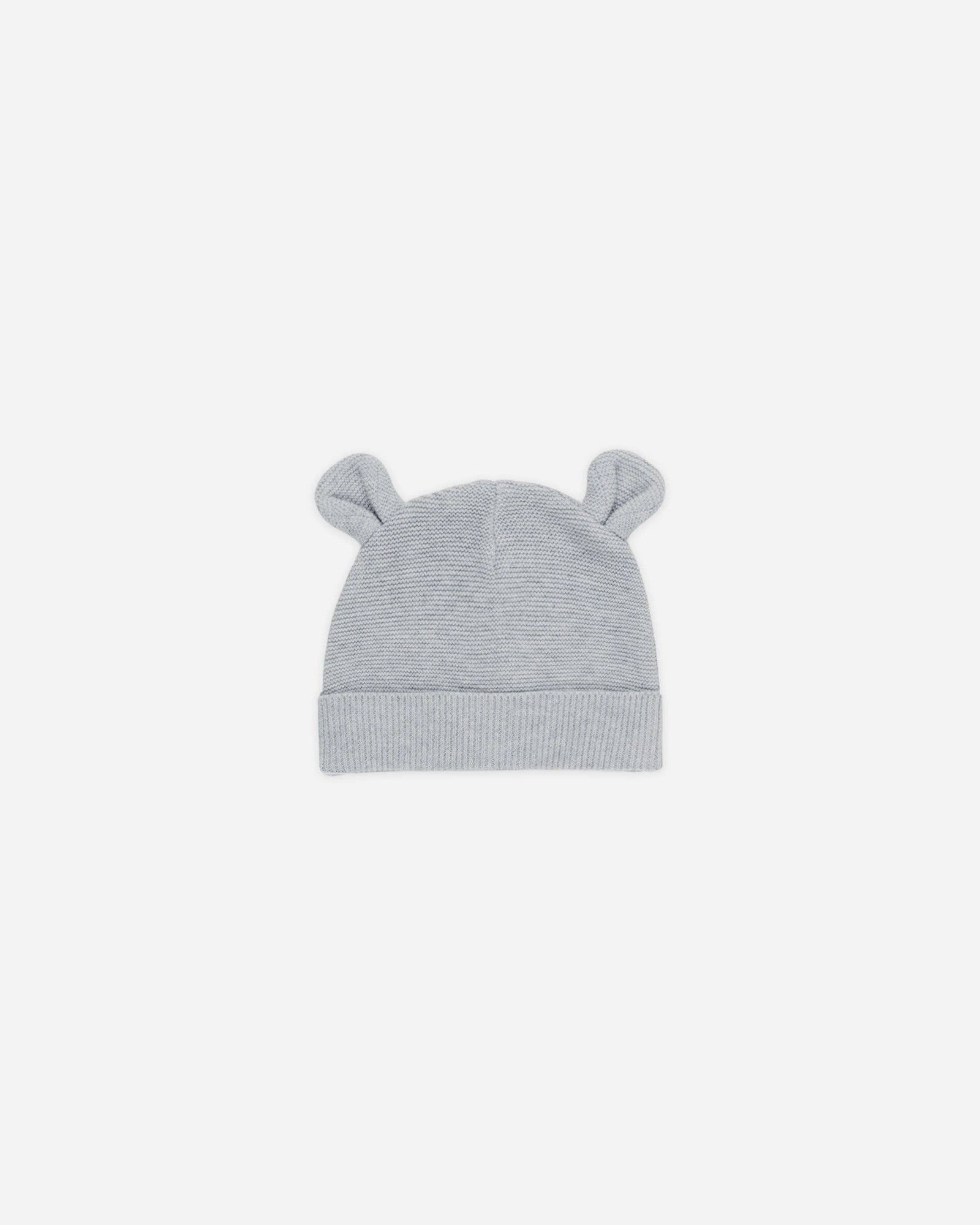 Baby Bear Beanie Heathered Dusty Blue