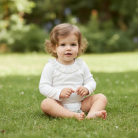 Coconut Ruffle Onesie