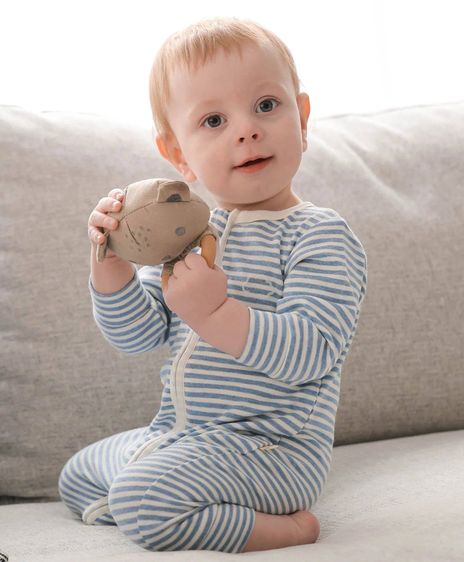 Organic Cotton Zip Growsuit