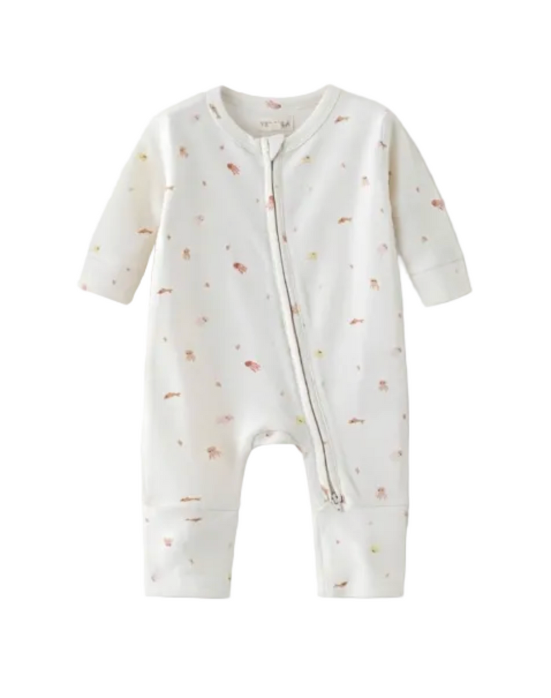 Sea Creatures Cotton Bodysuit