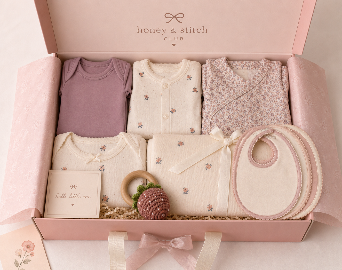 The Lilac Newborn Box - The complete essentials (8 pcs)