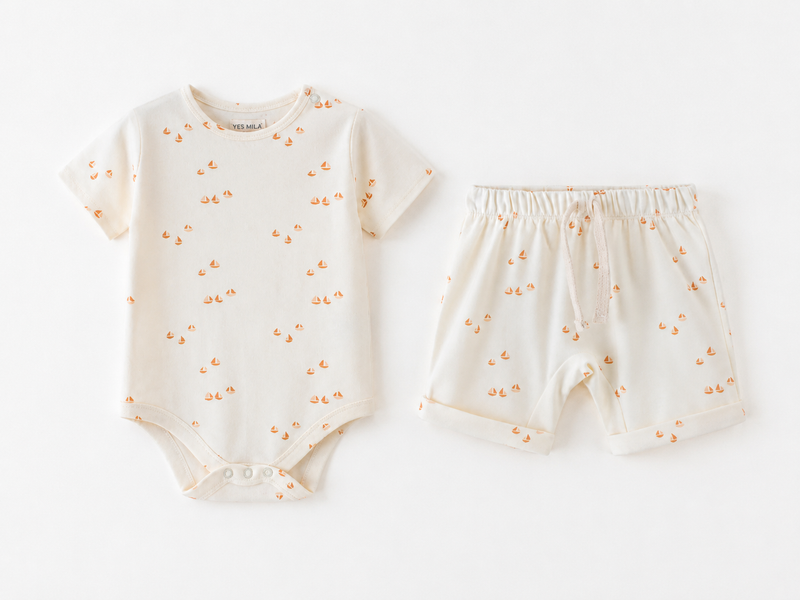 Sailing Bodysuit & Shorts Set