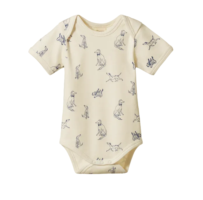 Cotton Short Sleeve Bodysuit — Honey & Stitch baby & toddler clothing