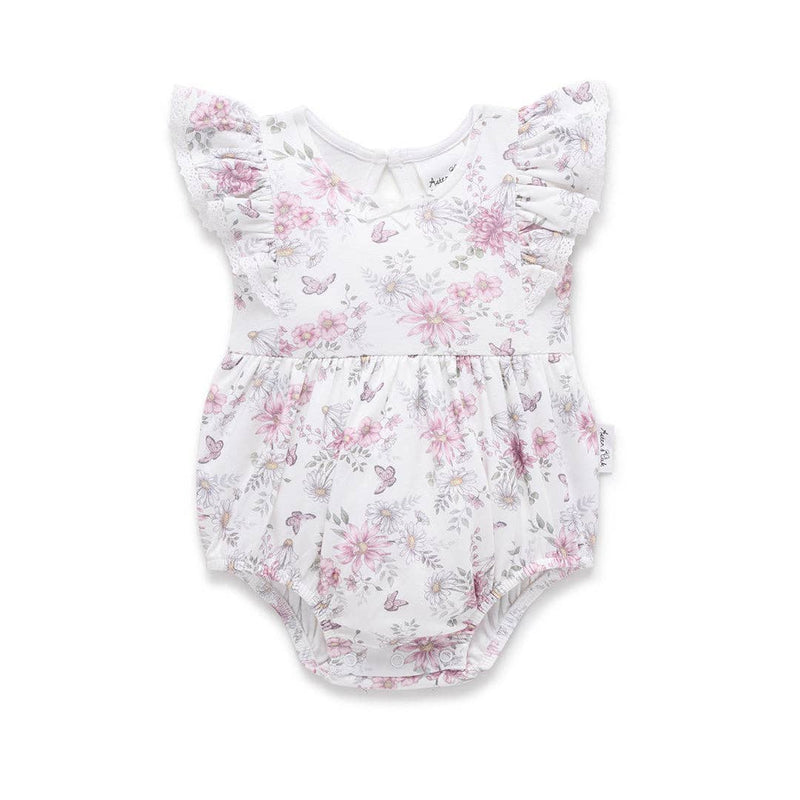 Daisy Floral Bubble Romper