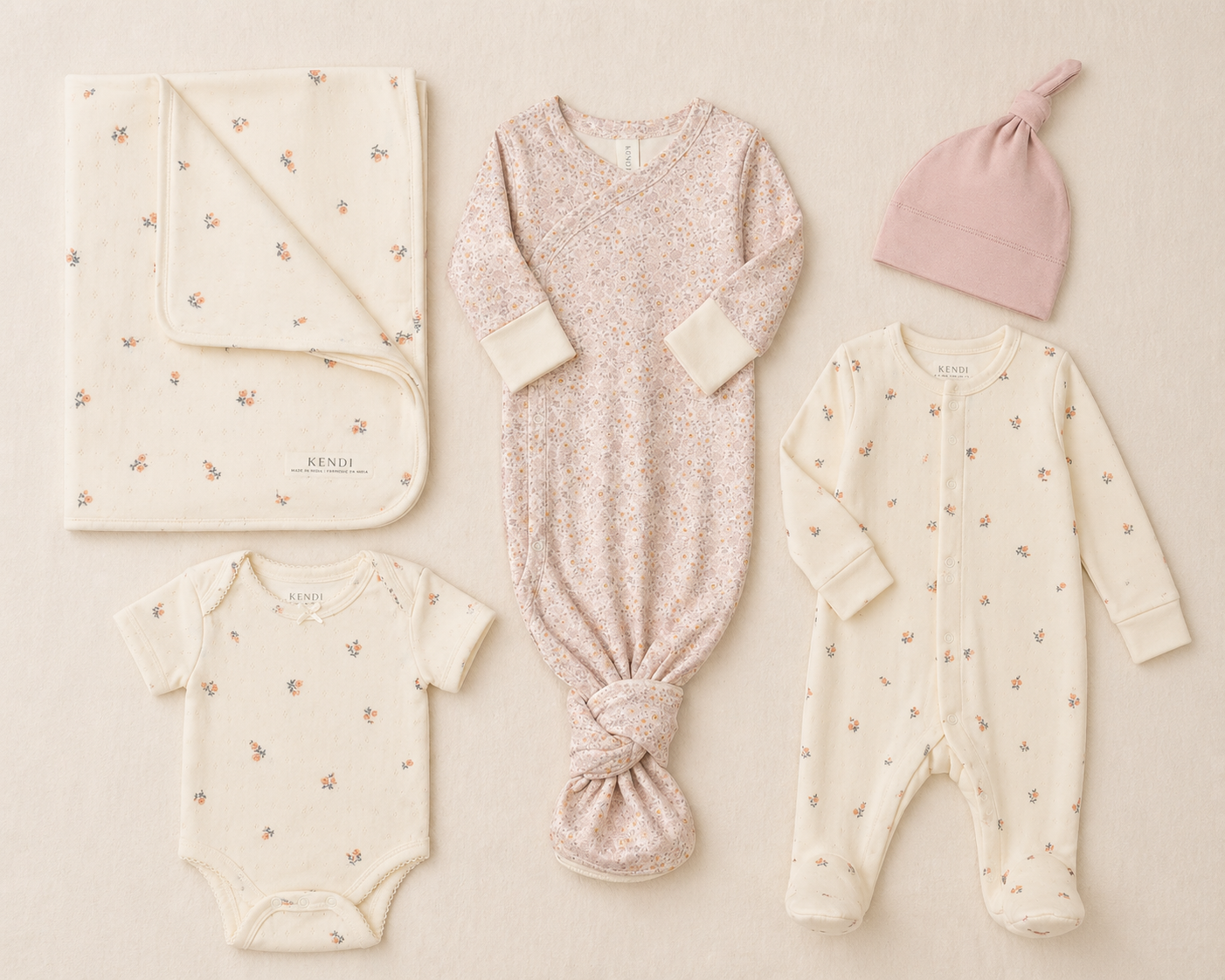 Pointelle Newborn Set