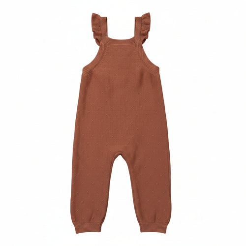 Pointelle Knit Overalls — Honey & Stitch baby & toddler clothing