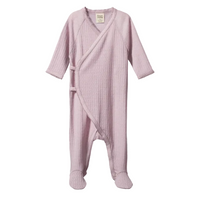Pointelle Kimono Stretch with Merino Wool