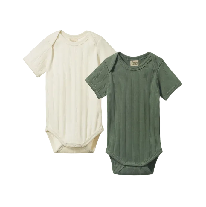 Short Sleeve Organic Bodysuit