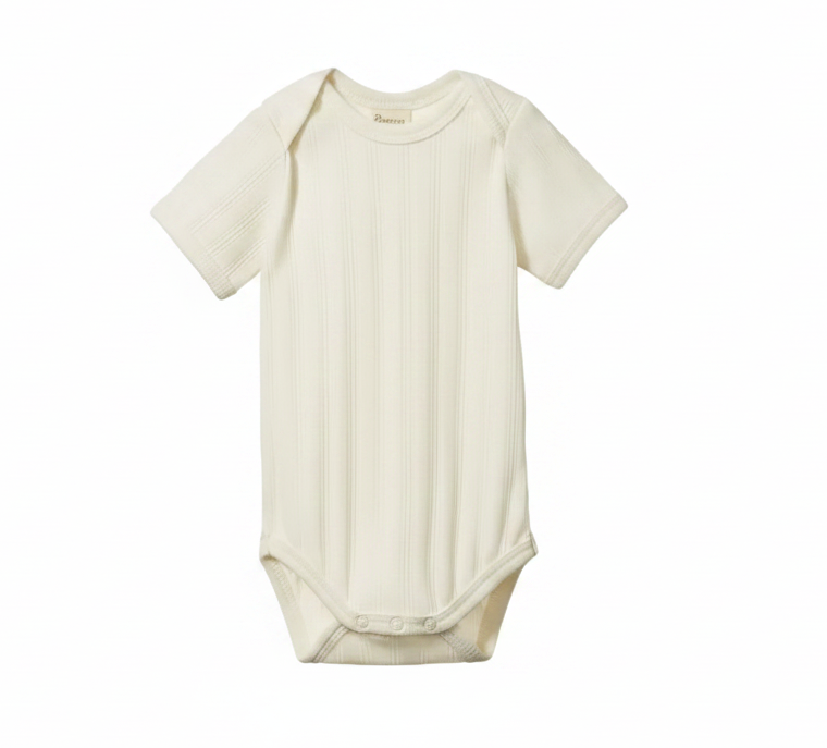 Short Sleeve Organic Bodysuit