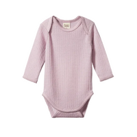 Pointelle Long Sleeve Bodysuit