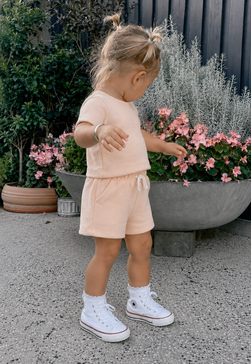 Apricot Organic Cotton Terry Set (100% Cotton)