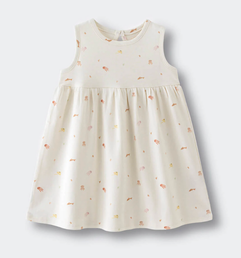 Little Sea Life Dress 100% Cotton