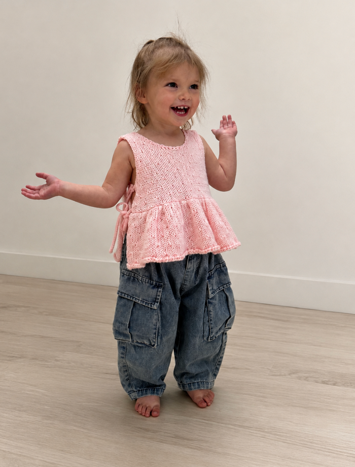 Cotton Cargo Toddler Jeans