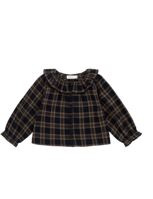 Organic Woodland Ruffle Top