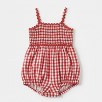 Checkered Picnic Romper