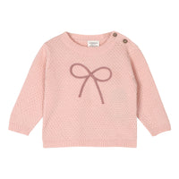 Organic Knit Pullover – Soft Rose