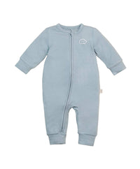Bamboo Growsuit — Dusk Blue