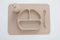 Non-Slip Silicone Placemat - The Saturday Baby (Coral)