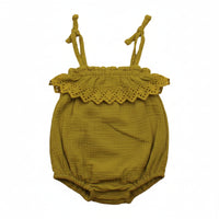 Rylee and Cru Ruffle Cotton Romper — Restitched Listing