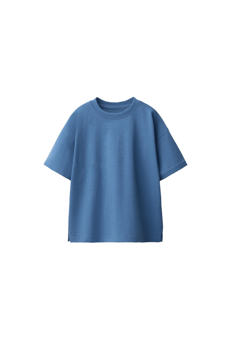 Blue T-shirt and shorts outfit set