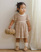 Spice stripe waffle baby dress (vendor placeholder photo)