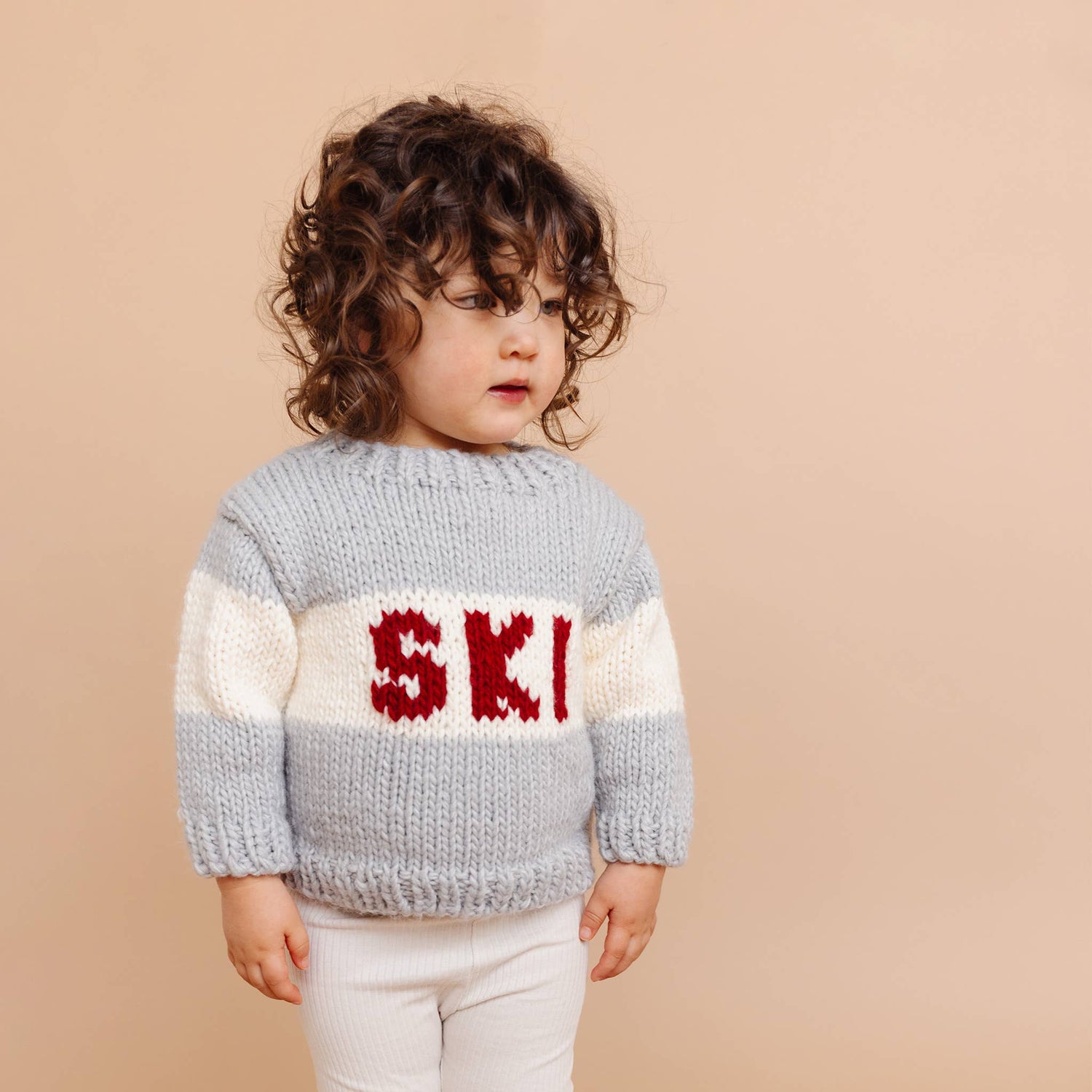 Ski Sweater Grey Kids Baby Clothing