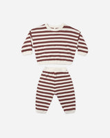 Black cherry stripe waffle set (vendor placeholder photo)