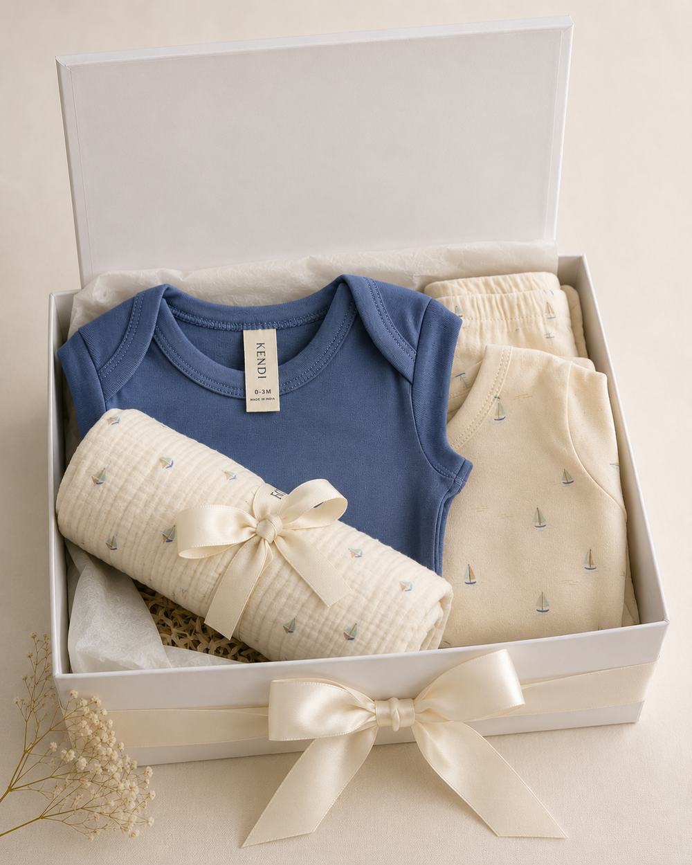 Little Sailor Essentials Kit (6-Piece Newborn Gift Set)