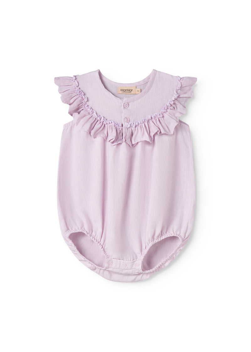 Baby Frill Romper — Sweet Violet