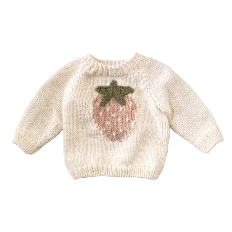 Strawberry Pullover Sweater Baby Kids Clothing Winter Fruit