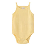 Pointelle Cotton Singlet Bodysuit