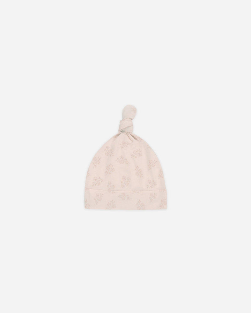 Knotted Baby Hat Pink Blossom