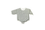 Striped oversized bubble baby romper – view 5