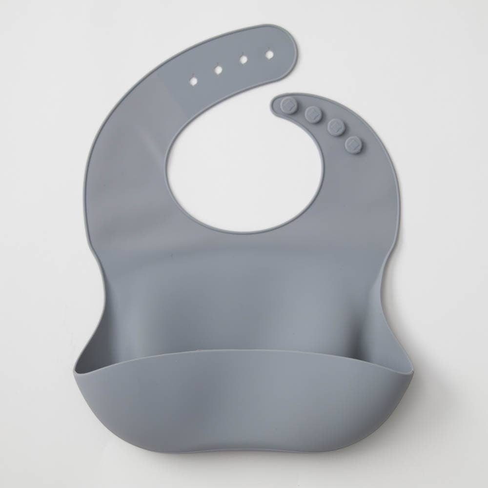 The Saturday Baby Bibs - Pantone Silicone Bib (Sky)