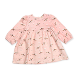 Rose Pink Flare Baby Dress & Bloomer Set – Cotton Jersey