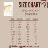 Organic Chunky Knit Sweater- Brown