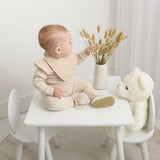 Fruit print cotton muslin baby bibs – view 2