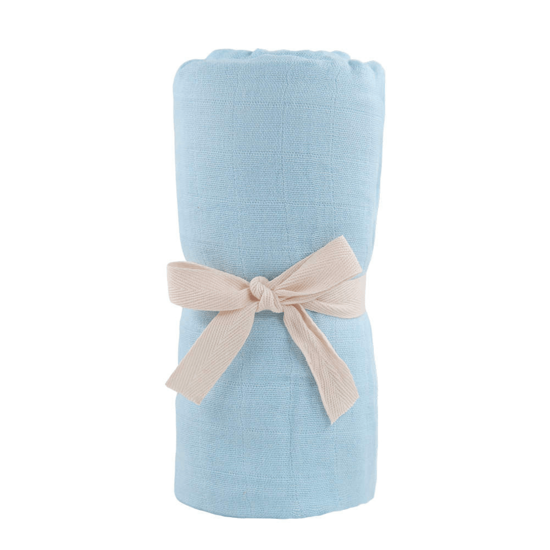 Bamboo Cotton Baby Swaddle - Blue