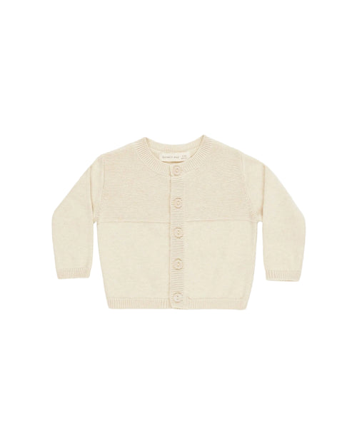 Knit Cardigan Heathered Natural — Honey & Stitch baby & toddler clothing