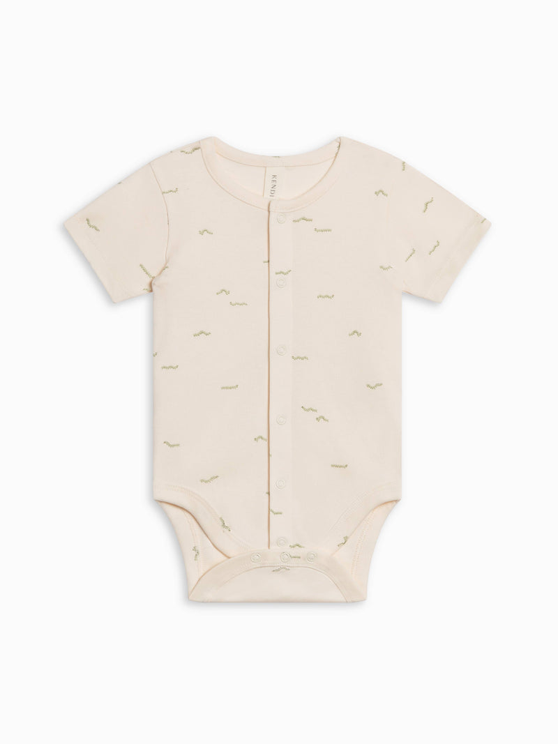 Morgan Bodysuit - Caterpillar / Mint