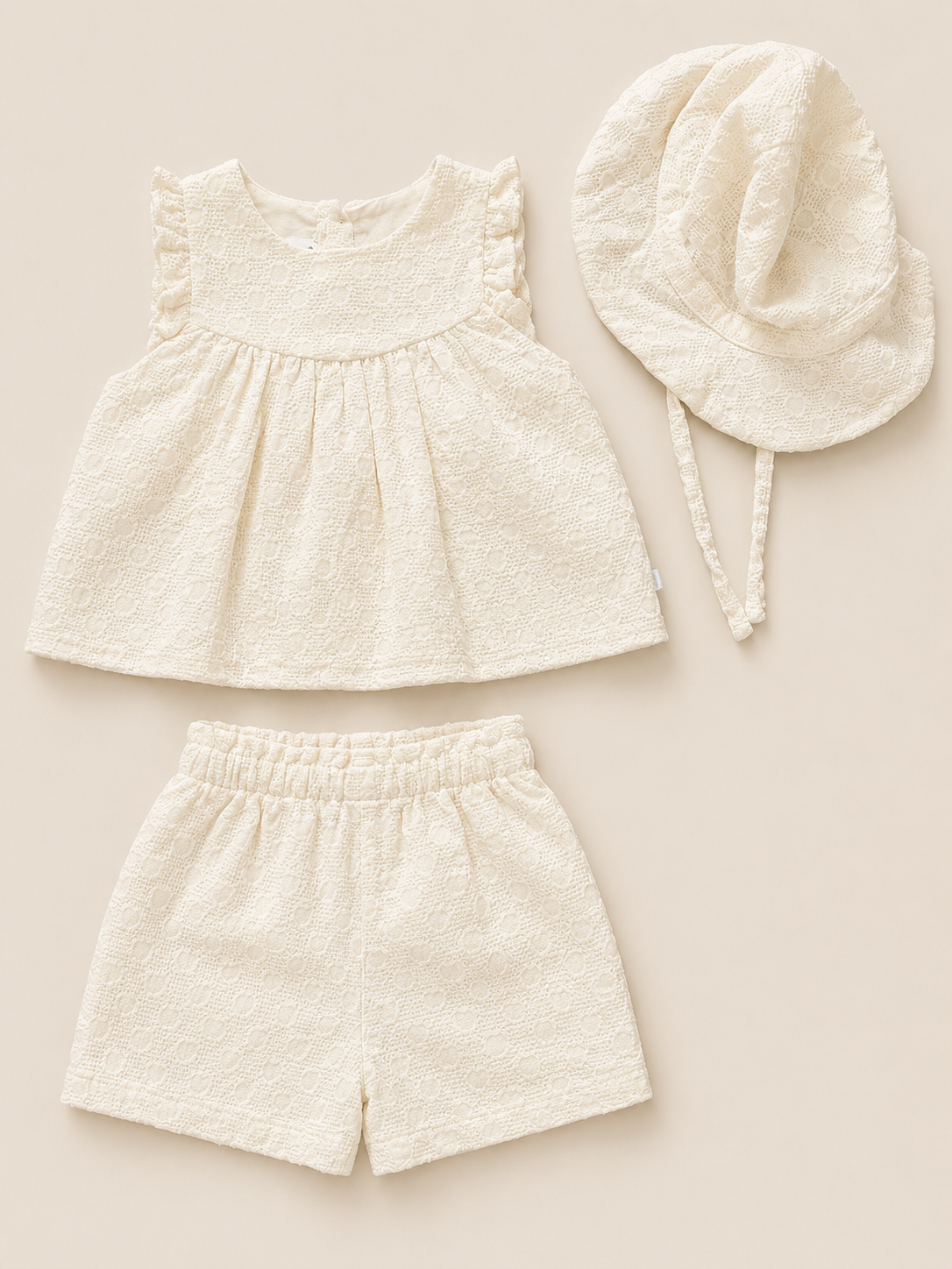 Cotton Poplin Shirt and Shorts Set